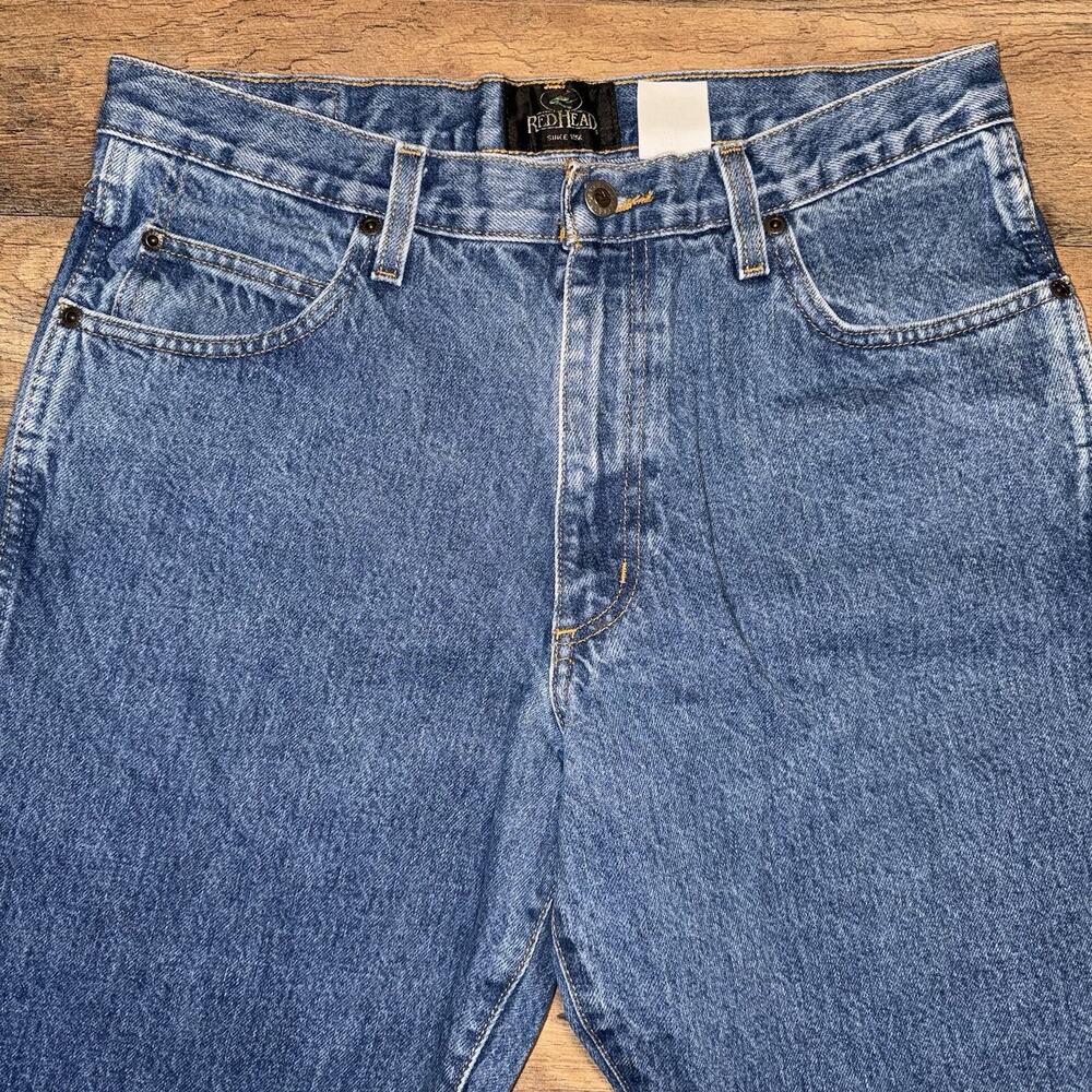 RedHead‎ Jeans Bass Pro Men's Denim Blue Size 34 x 32 Classic Fit 100% Cotton